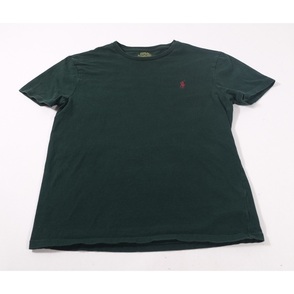 Polo Ralph Lauren T-Shirt Mens S Green Custom Slim Fit Short Sleeve Pony Logo